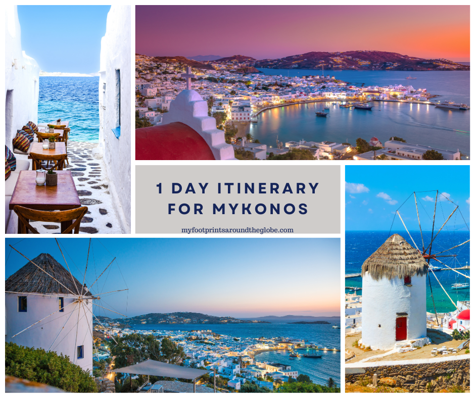 This post is a 1 day itinerary for an amazing trip to Mykonos, Greece. Your Mykonos day trip itinerary can include everything from relaxing.